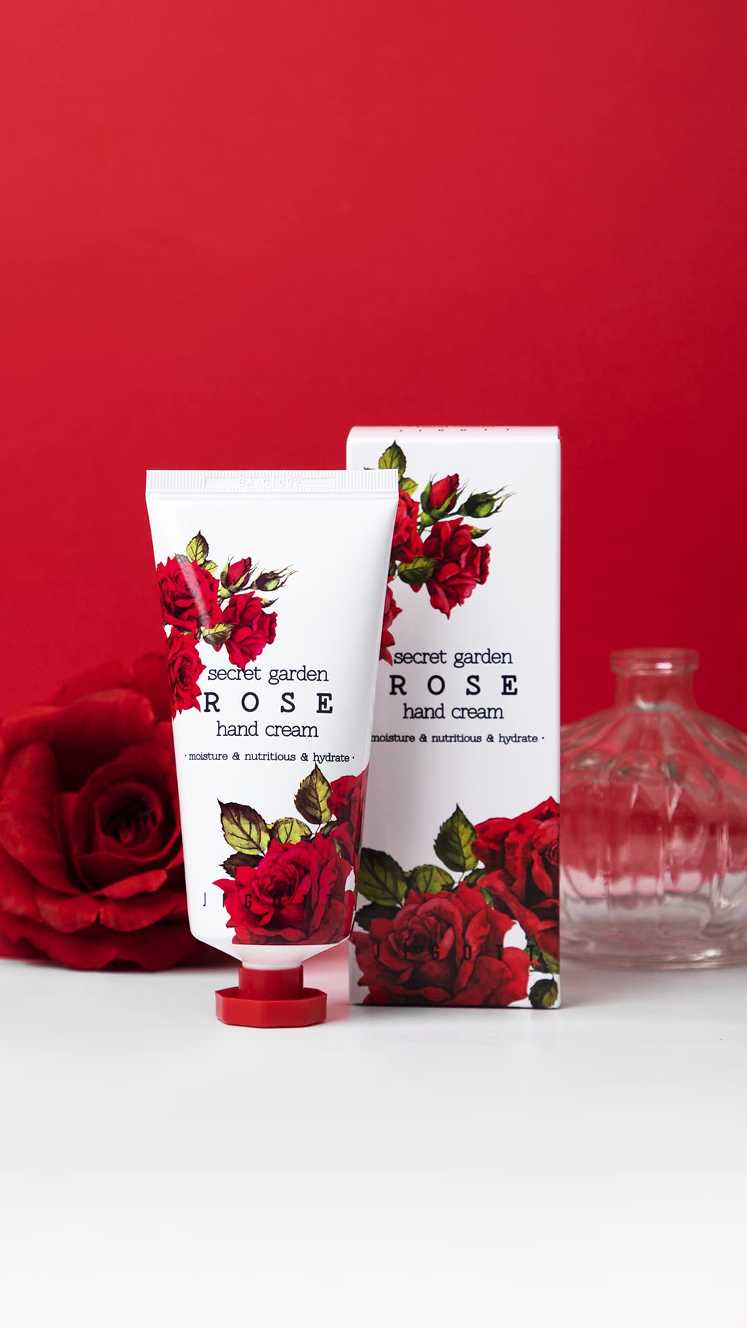 Amazon.com : Jigott Secret Garden Rose Hand Cream - Korean